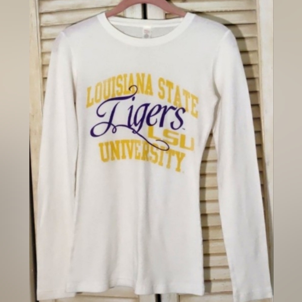 LSU Long Sleeve Thermal Shirt (Fits Small/XS)